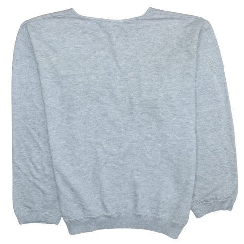 Umbro Men's Grey L Crew Neck Pullover Sweatshirt Vintage Sportswear