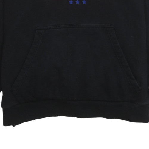 adidas Mens Black Hoodie L Pullover Hooded Fleece Hollis Crew Sweatshirt