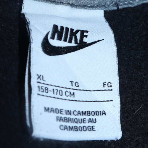 Nike Boys Black XL 158-170cm Logo Crew Neck Sweatshirt