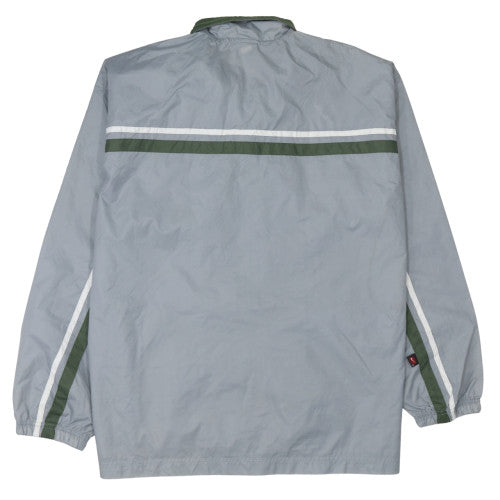 Nike Men’s Grey Windbreaker Jacket L Retro Sports Outdoor