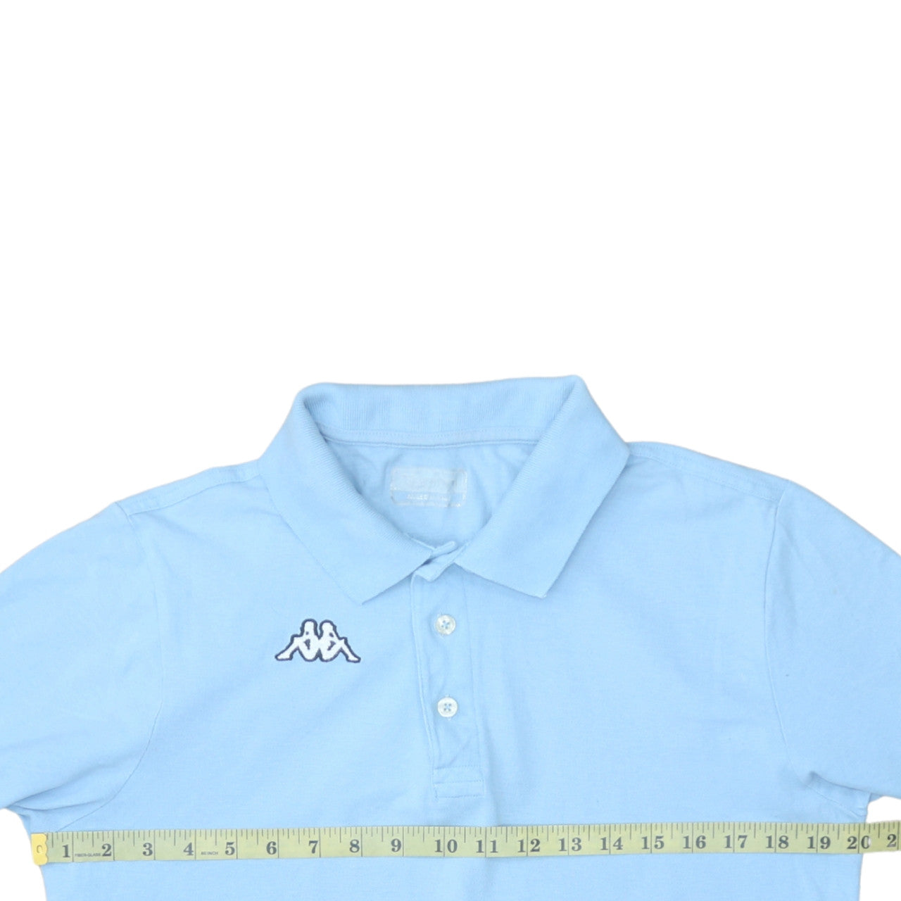 Kappa Men’s Blue Cotton Short Sleeve Polo Shirt Medium