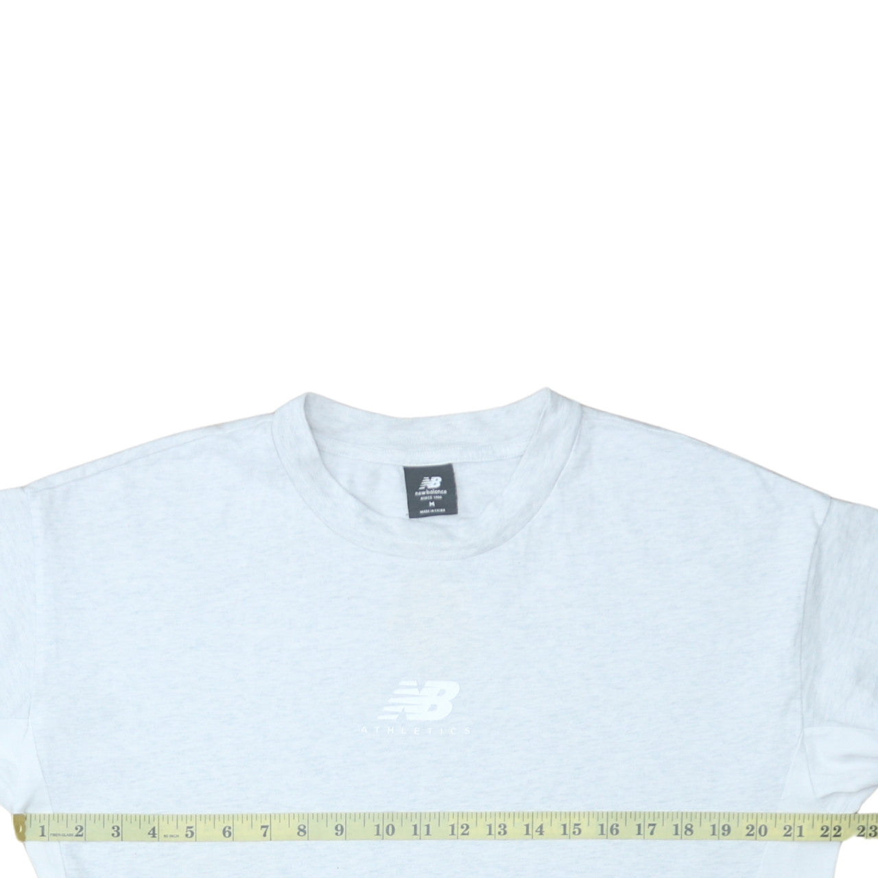 New Balance Men's Grey Medium Athletic Short Sleeve T-Shirt