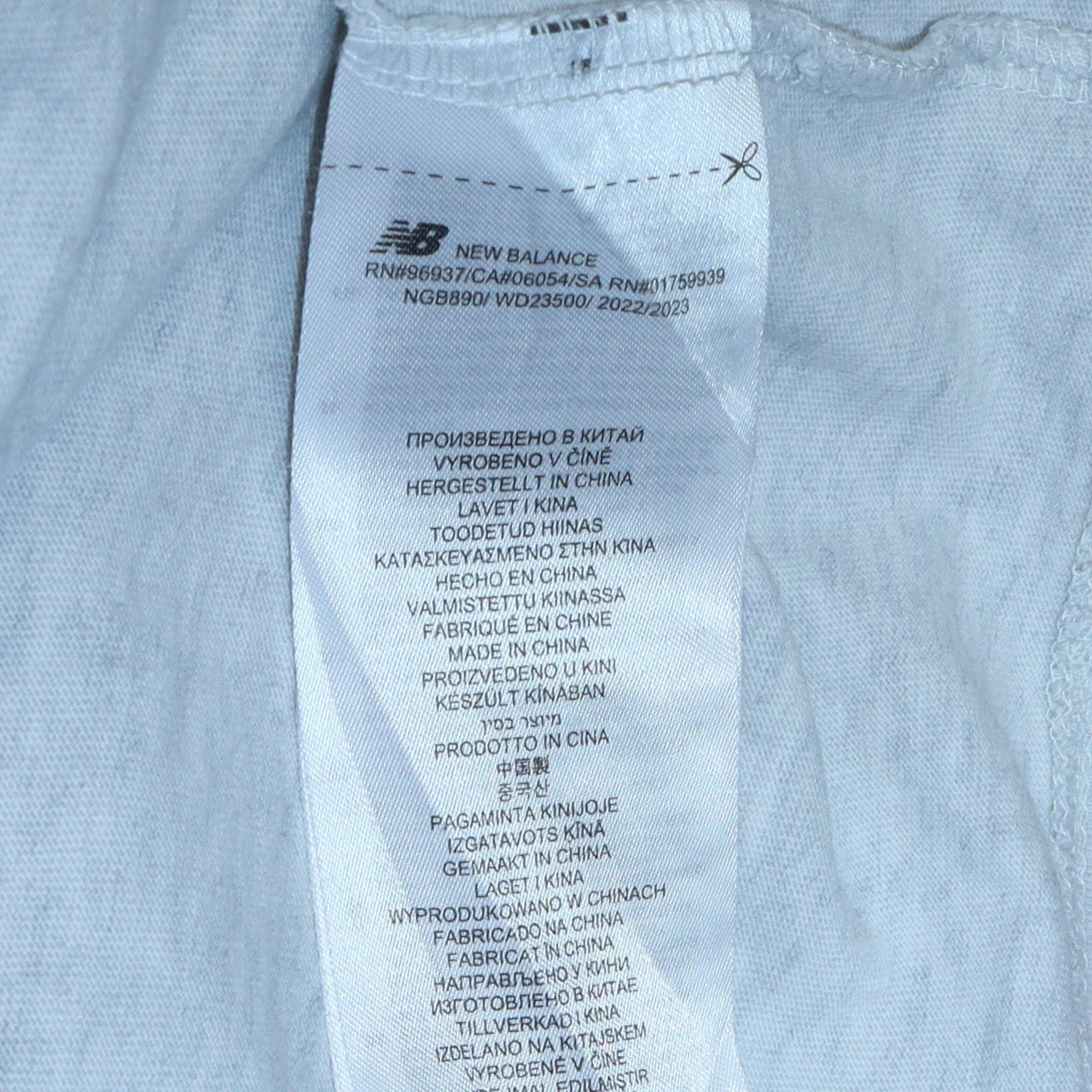 New Balance Men's Grey Medium Athletic Short Sleeve T-Shirt
