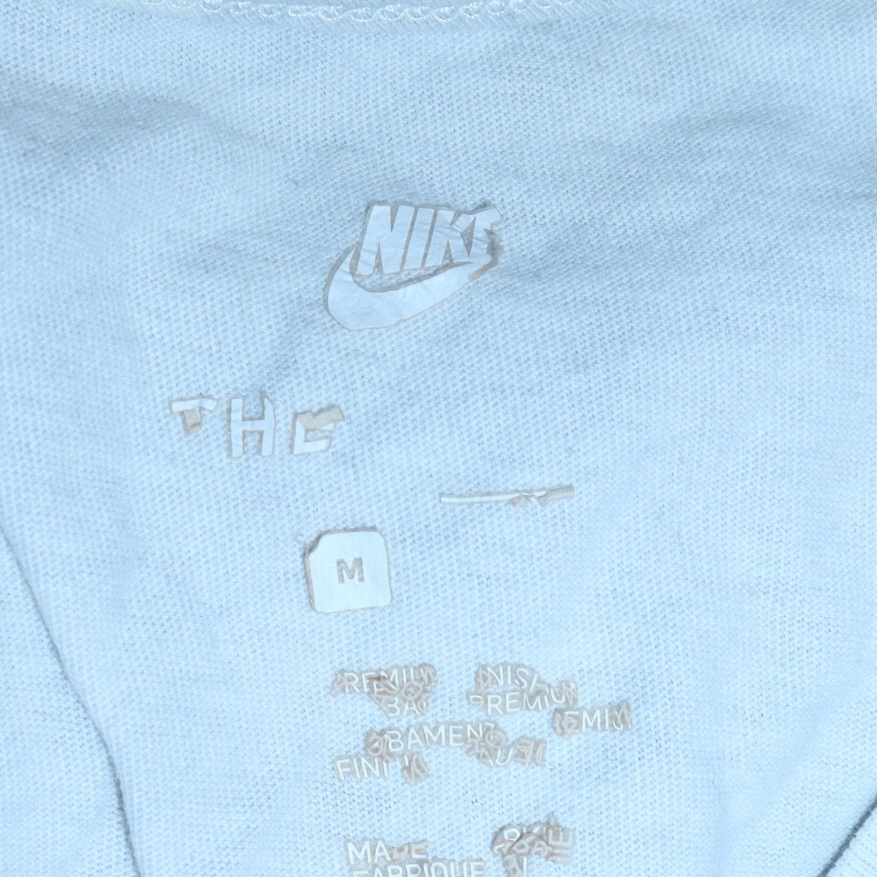 Nike Men's White NIKE F.C. Graphic Print Crew Neck T-Shirt Medium