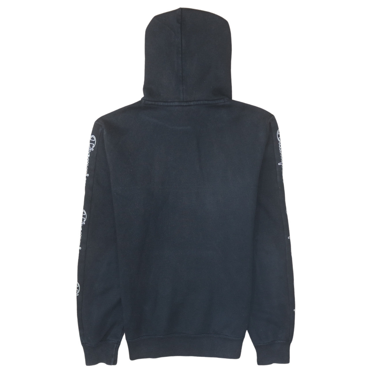 Champion Men's Black XS Pullover Hoodie with Logo Graphic