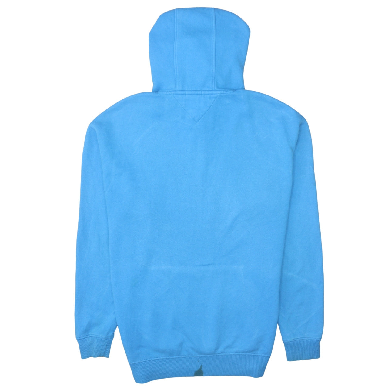 Tommy Jeans Men’s Blue Pullover Hoodie L Relaxed Fit Embroidered Logo
