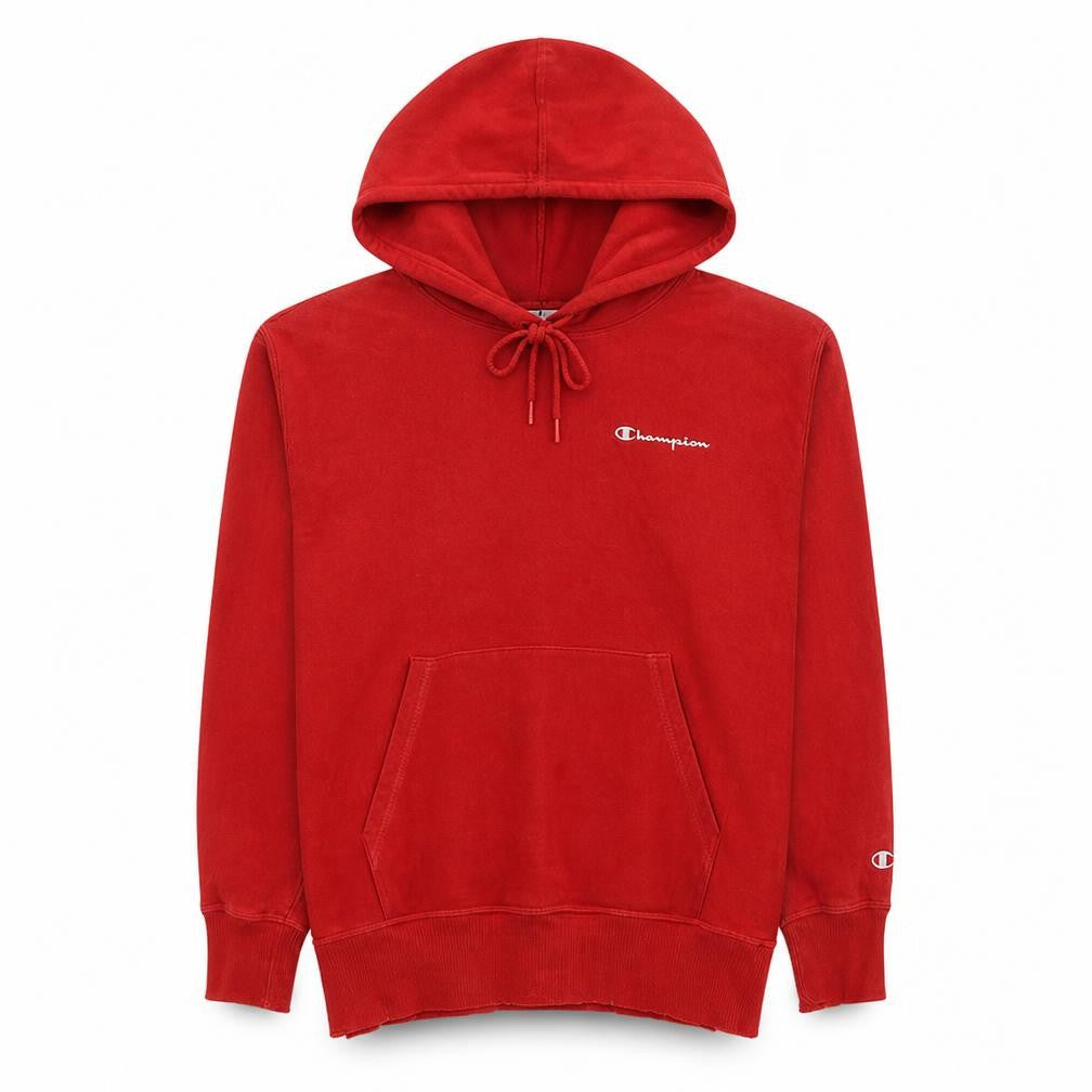 Champion Women's Red Pullover Hoodie Medium Fleece Casual Sweatshirt