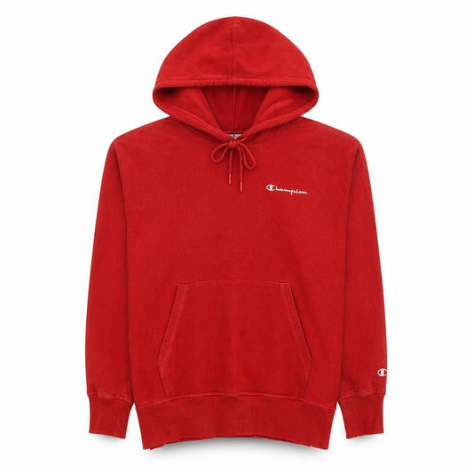 Champion Women's Red Pullover Hoodie Medium Fleece Casual Sweatshirt