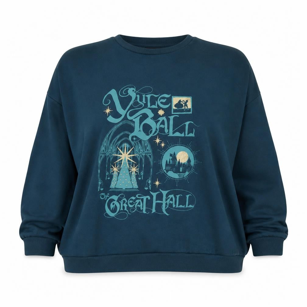 George Harry Potter Yule Ball Navy Blue 2XL Women's Pullover Sweatshirt