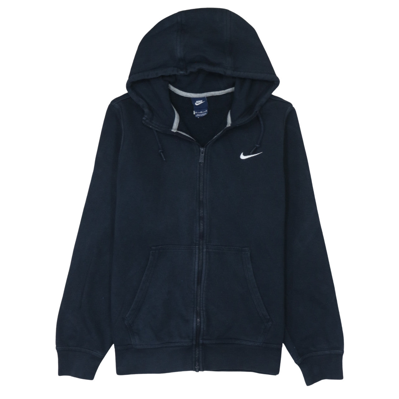 Nike Men's Black Full Zip Hoodie Medium Fleece Sportswear