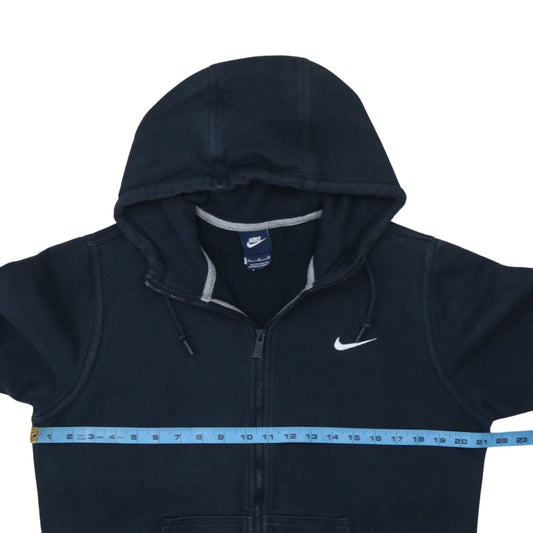 Nike Men's Black Full Zip Hoodie Medium Fleece Sportswear