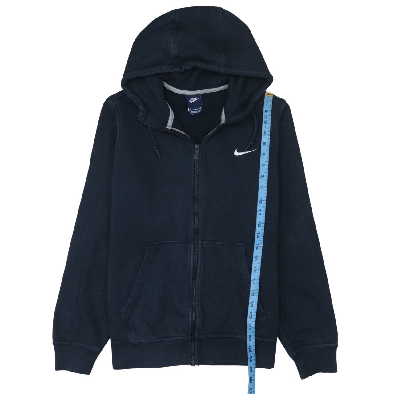 Nike Men's Black Full Zip Hoodie Medium Fleece Sportswear