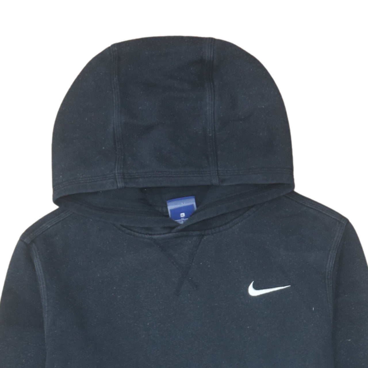 Nike Boys Black Pullover Hoodie XL 13-15 Years Fleece Lined Sportswear