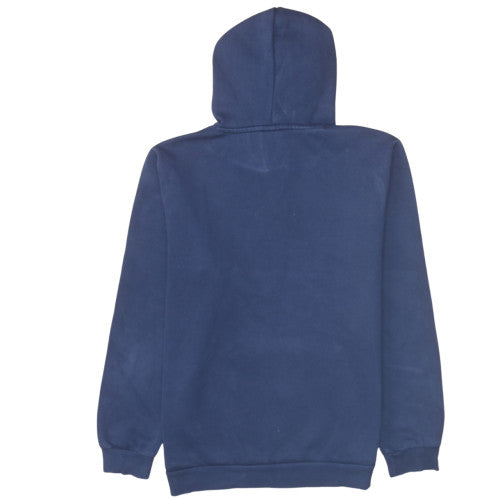 Puma Men's Blue Pullover Hoodie Medium Fleece Logo Sportswear