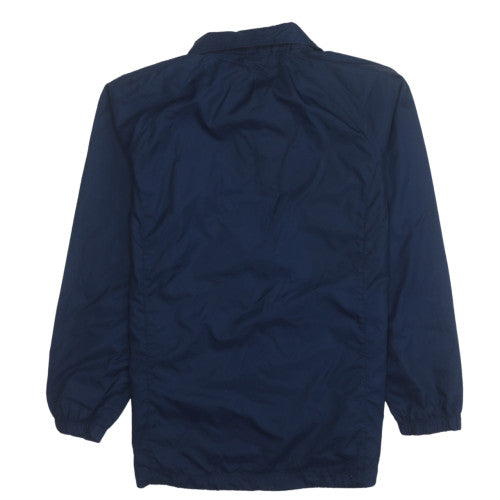Nike Boys Blue Football Track Jacket 12-13 Years Lined Waterproof Windproof
