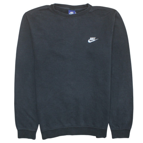 Nike Men's Black Crew Neck Pullover Sweatshirt Size M Sports Fleece