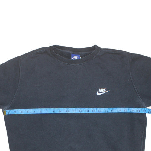 Nike Men's Black Crew Neck Pullover Sweatshirt Size M Sports Fleece