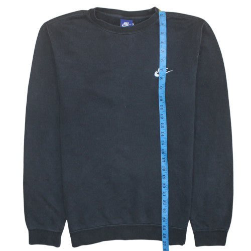 Nike Men's Black Crew Neck Pullover Sweatshirt Size M Sports Fleece