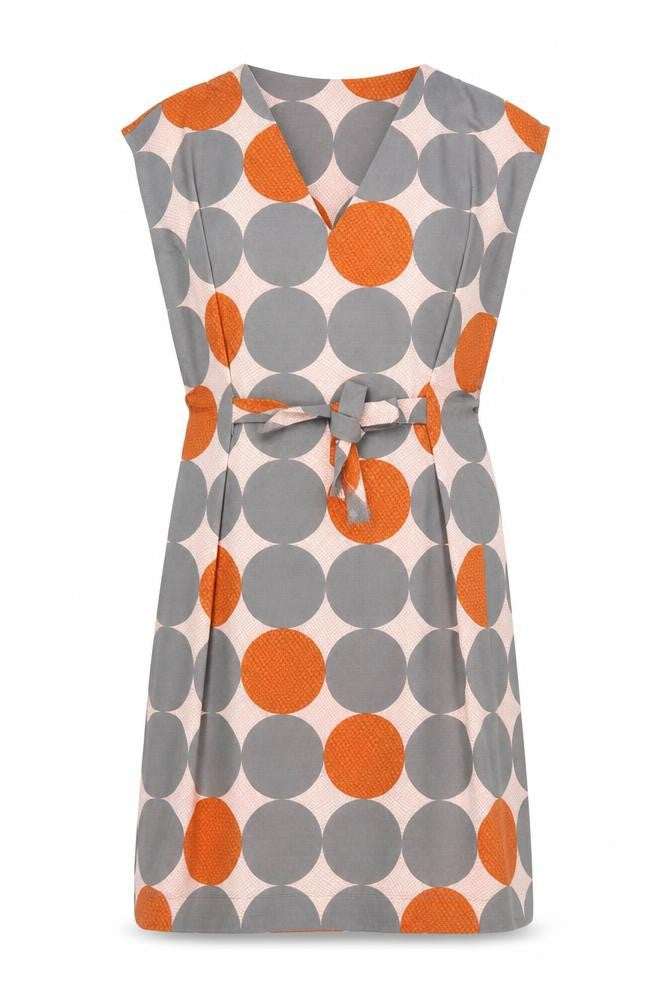 Next Women’s Multicoloured Shift Dress Size 12 V-Neck Sleeveless