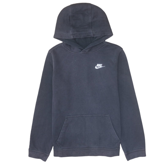 Nike Boys Black XL Pullover Fleece Hoodie Sweatshirt with Logo