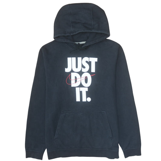 Nike Men's Black Pullover Hoodie Large Sports Graphic Fleece