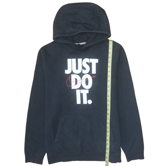 Nike Men's Black Pullover Hoodie Large Sports Graphic Fleece