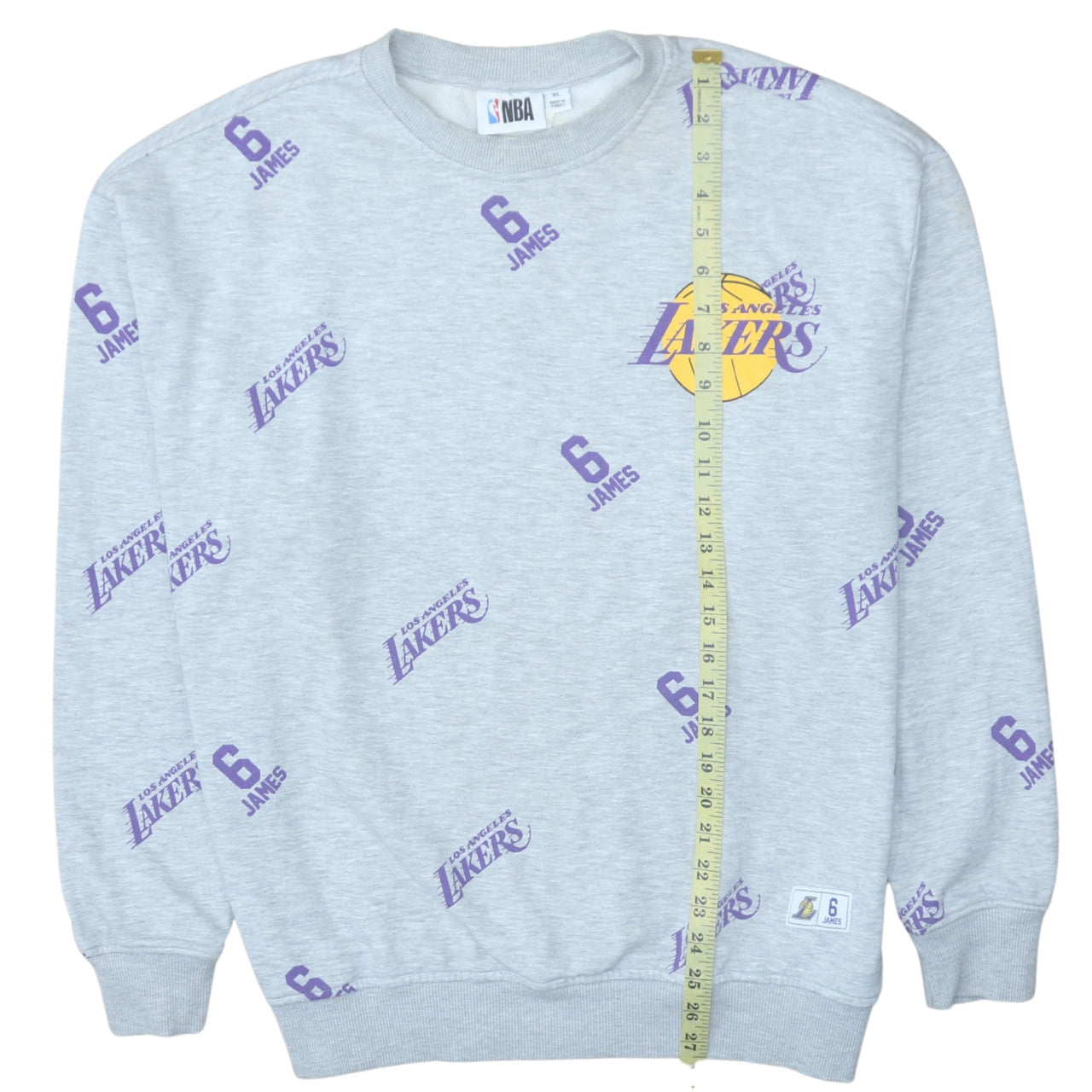 Primark NBA Los Angeles Lakers Grey XL Men's Sweatshirt