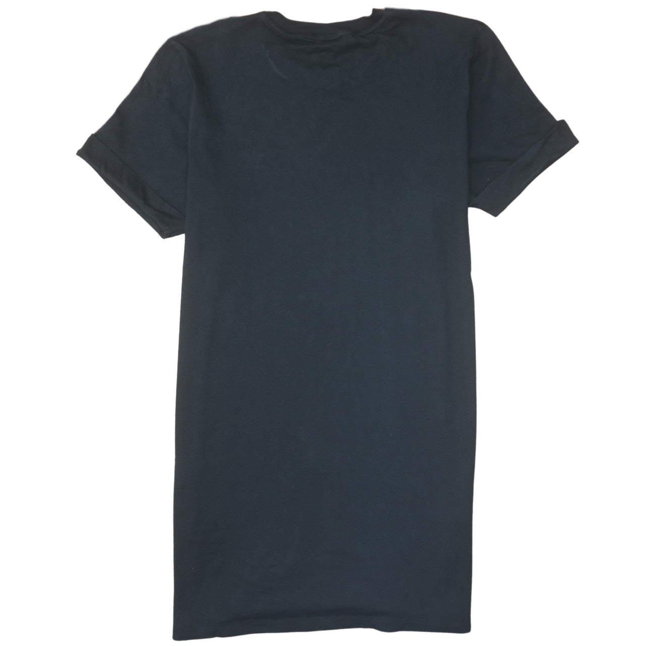 Adidas Women's Black 3-Stripes T-Shirt Dress Size 14 Cotton
