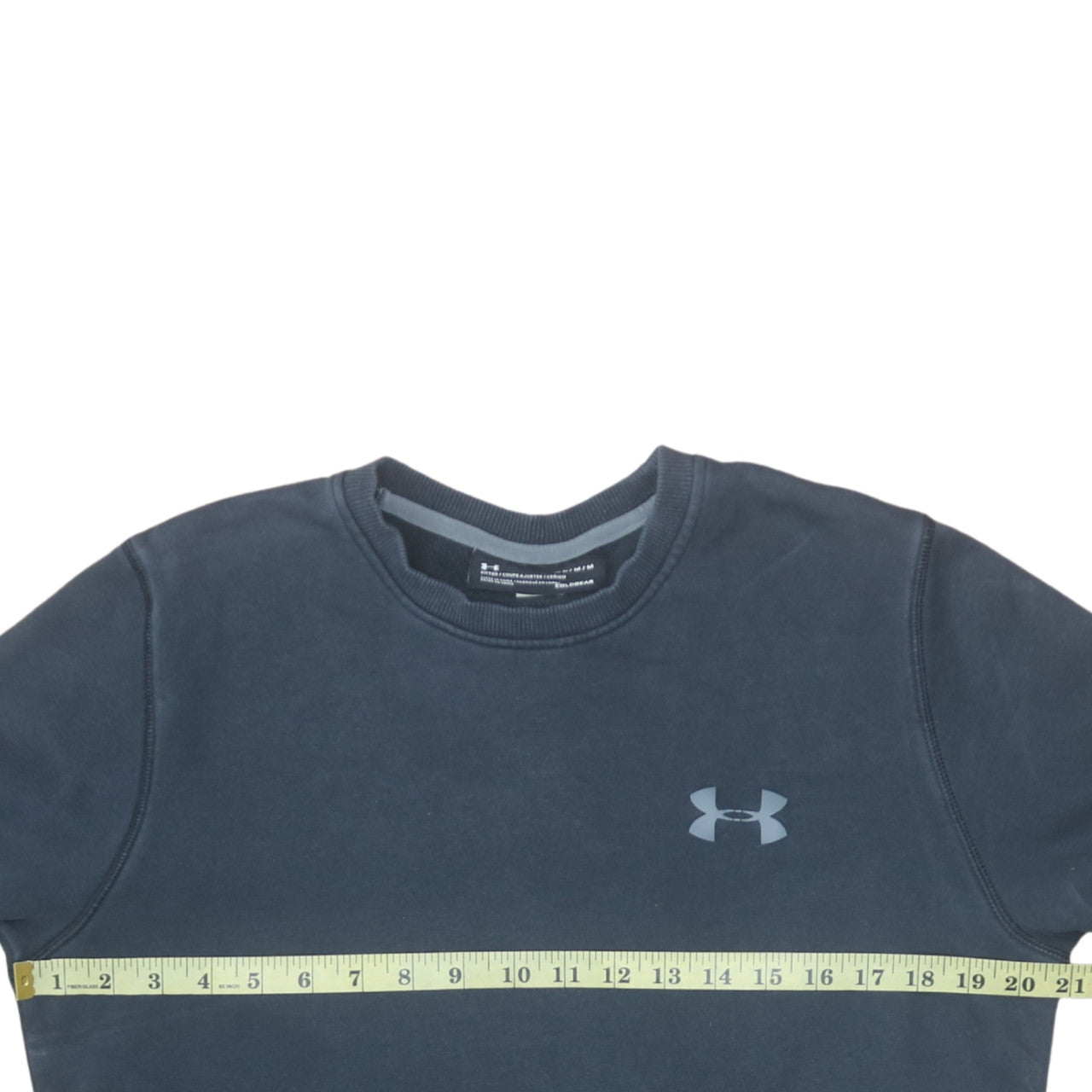 Under Armour Men’s Blue ColdGear Fitted Crew Sweatshirt Medium