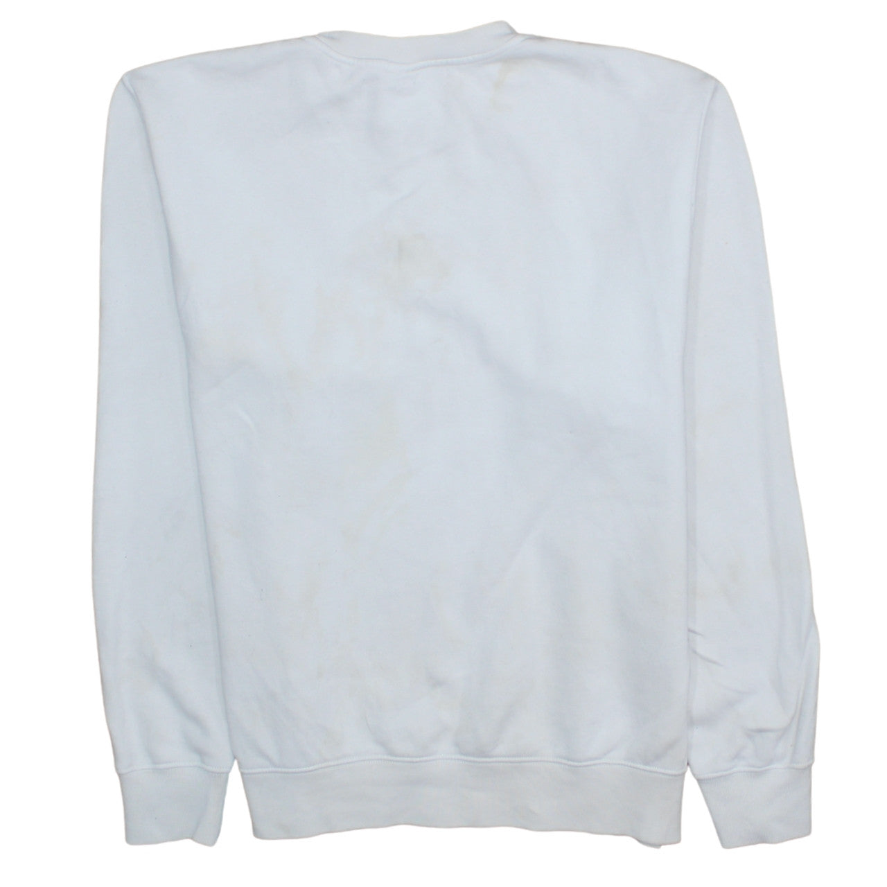 Nike Women White Medium Crew Neck Pullover Sweatshirt