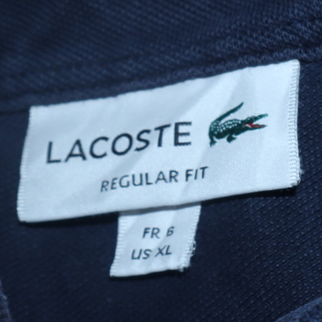 Lacoste Men’s Blue Regular Fit Polo Shirt XL Cotton