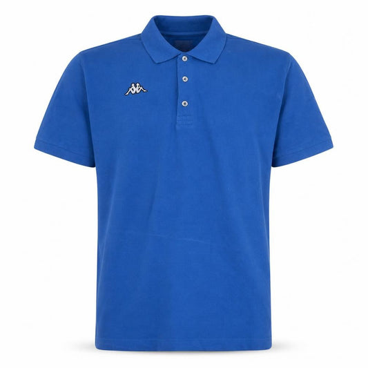 Kappa Men's Blue XL Short Sleeve Cotton Polo Shirt