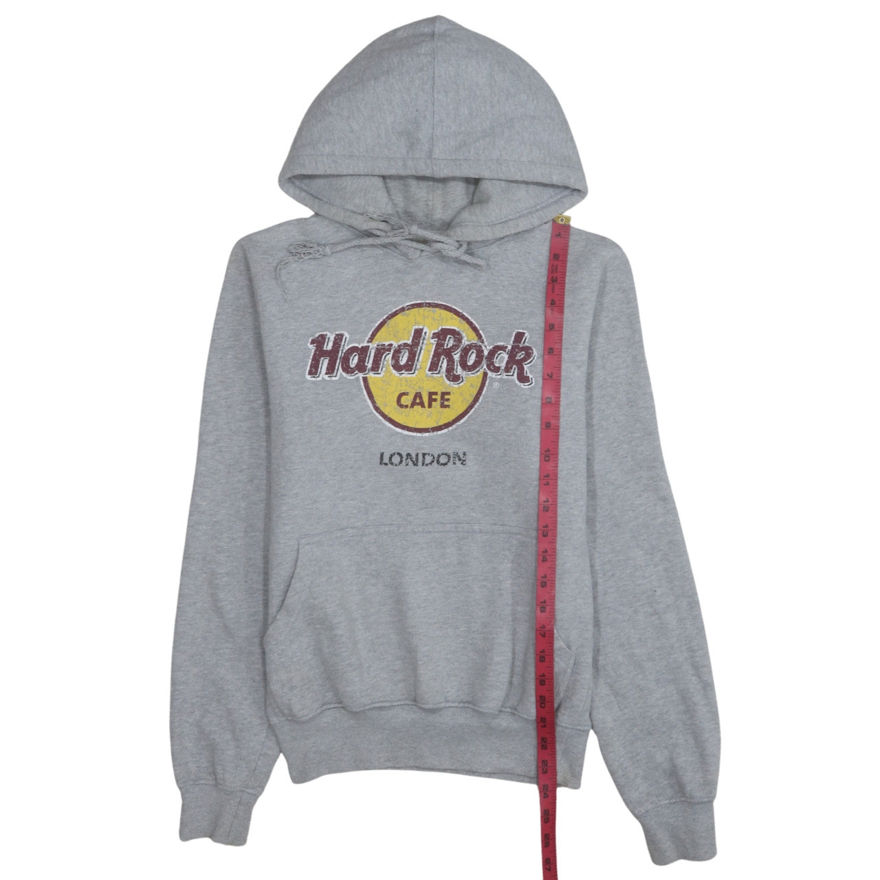 Hard Rock Cafe London Grey Pullover Hoodie Men’s Small Fleece