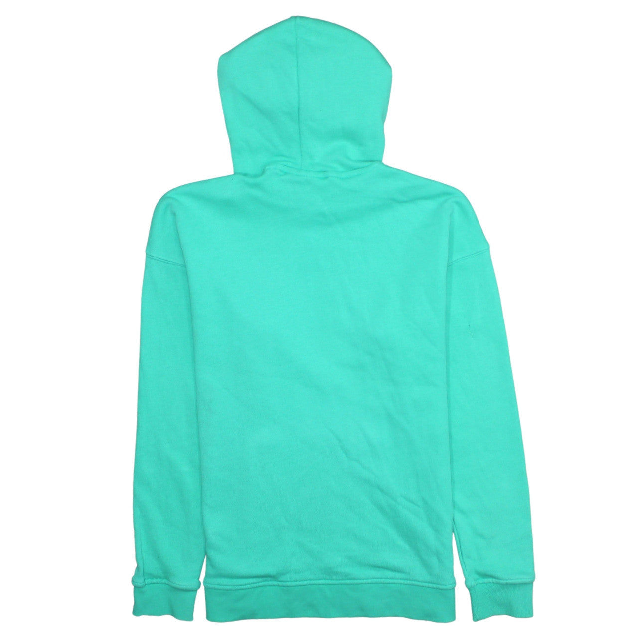 Adidas Womens Mint Green Pullover Hoodie XS Logo Print Cotton