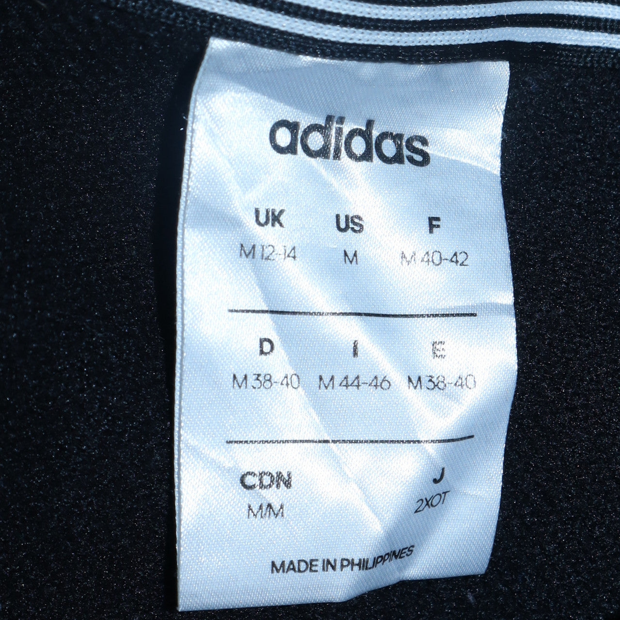 Adidas Women Black Crew Neck Long Sleeve Pullover Sweatshirt Size 12-14