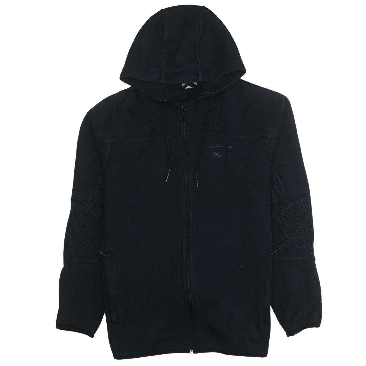 Puma Men's Black Full Zip Hoodie Size S Fleece Sportswear