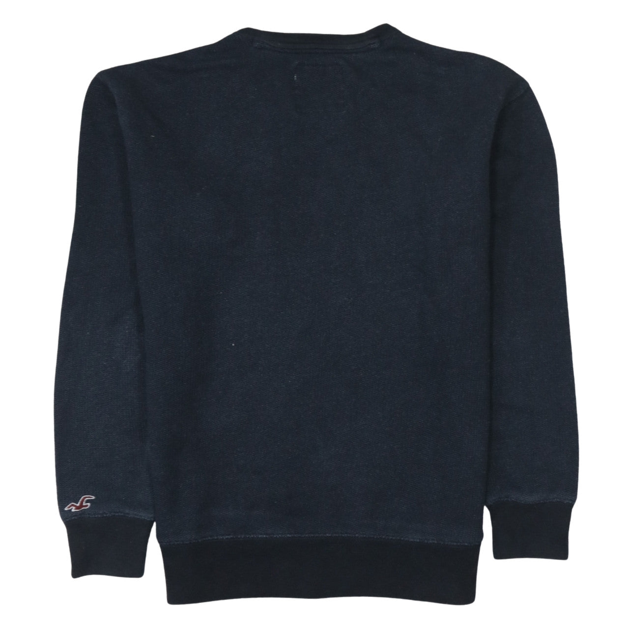 Hollister Men's Black Crew Neck Pullover Sweatshirt M