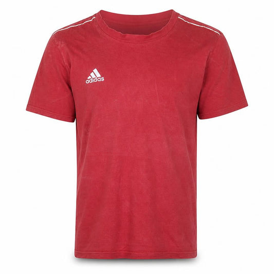 Adidas Men’s Red Cotton Short Sleeve Crew Neck T-Shirt Size L