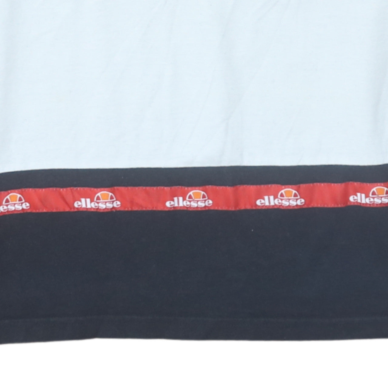 Ellesse Womens Black Colourblock Logo T-Shirt Size 10