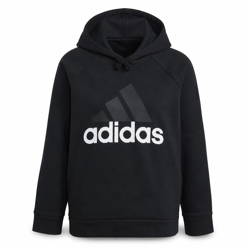 Adidas Women's Black XS Pullover Hoodie with Logo Print