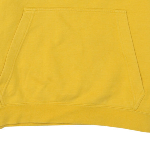 Nike Men's Yellow Just Do It Pullover Hoodie M Sportswear