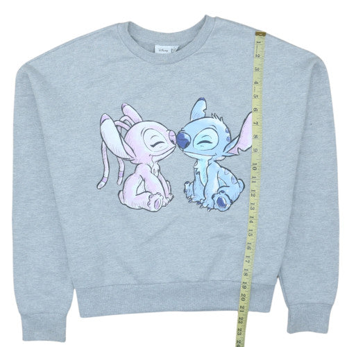 Disney Women Grey Stitch & Angel Sweatshirt UK 10/12 Pullover