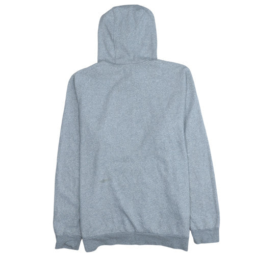 Adidas Men's Grey XL Pullover Hoodie with Logo Graphic Print