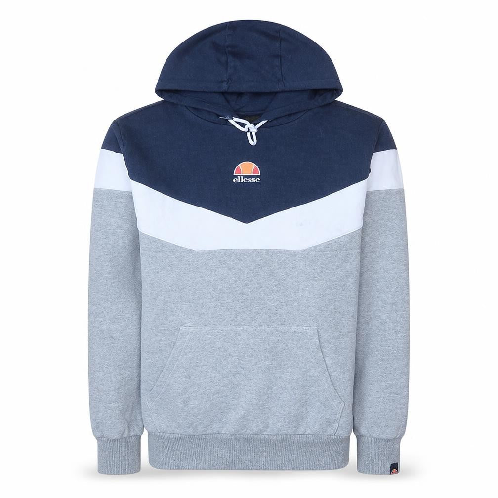 Ellesse Men's Blue & Grey Pullover Hoodie Size M Sports Graphic