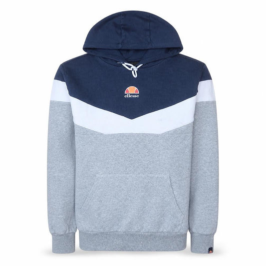 Ellesse Men's Blue & Grey Pullover Hoodie Size M Sports Graphic
