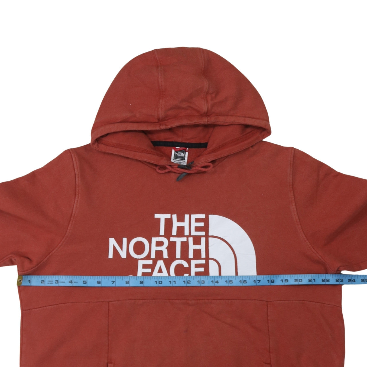 The North Face Womens Rust Red Hoodie XL Cotton Pullover Casual