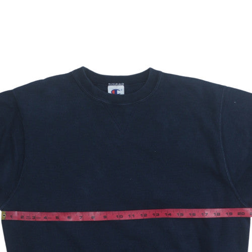 Champion Men's Blue Medium Pullover Crew Neck Sweatshirt