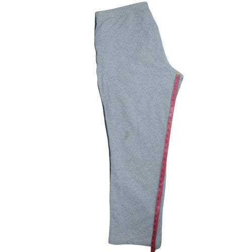 Adidas Men's Grey XL Sweatpants Jersey Straight Leg Trousers