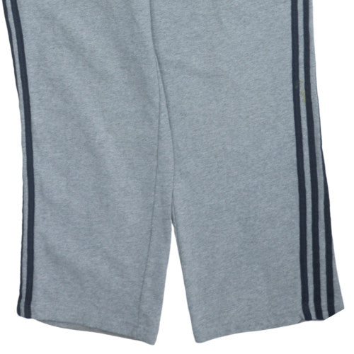 Adidas Men's Grey XL Sweatpants Jersey Straight Leg Trousers