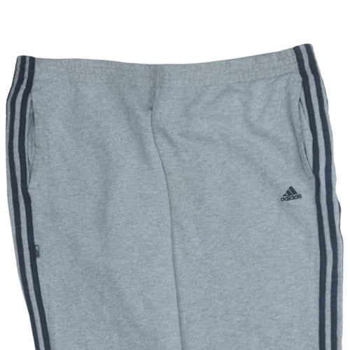 Adidas Men's Grey XL Sweatpants Jersey Straight Leg Trousers